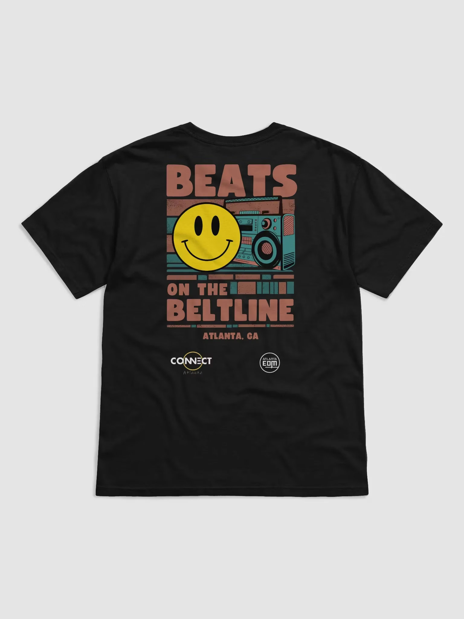 Beats on the Beltline 2025 Black Retro Tee